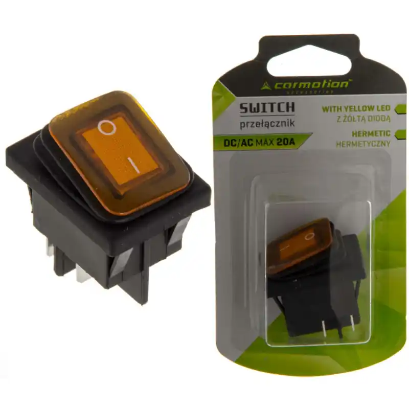 Bestseller Comutator Electric DC 12v 24v AC 125v 250v Galben