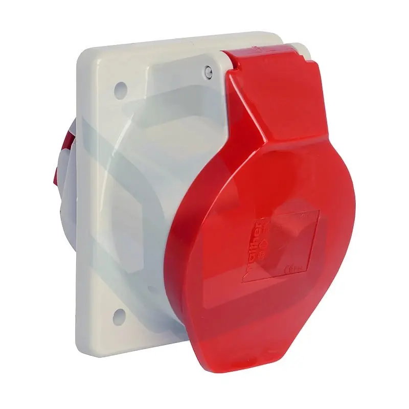 Cel mai vândut Priza trifazica Walther, 32 A, 5 poli, 400V, IP44, inclinata, montaj aplicat