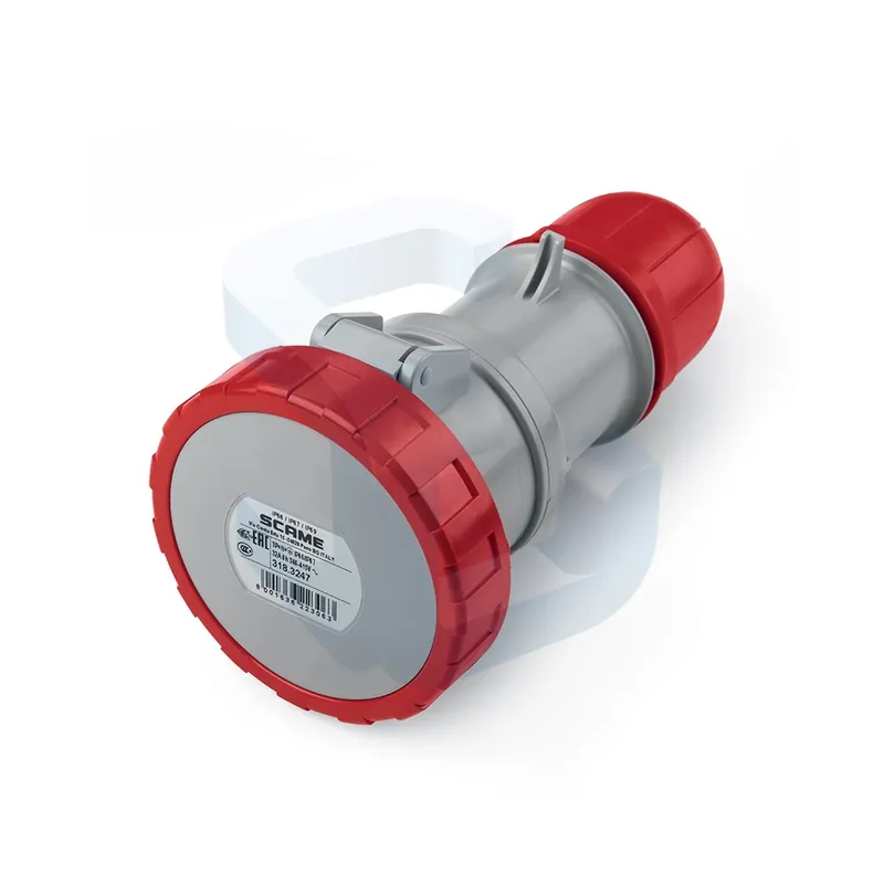 Priza trifazica Scame OPTIMA, 32 A, 3P+N+E, 346-415 V, IP67, montaj pe cablu Reduceri