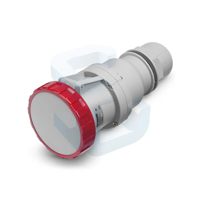 Lichidare de stoc Priza trifazica Scame OPTIMA, 63 A, 3P+N+E, 346-415 V, IP67, montaj pe cablu