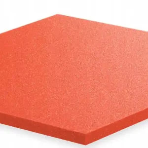 Disponibil imediat Panou acustic hexagonal 50x50cm, grosime 3cm, roșu