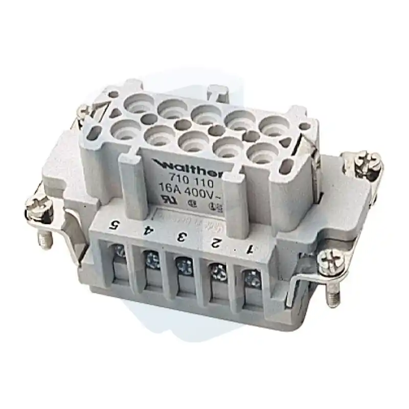 Reducere Insertie priza Walther, tip B, 10p+PE 16 A