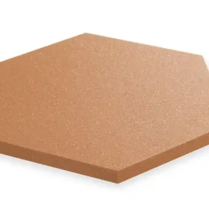 Panou acustic hexagonal 50x50cm, grosime 3cm, maro Transport gratuit