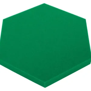 Ultima șansă Panou acustic hexagonal 50x50cm, grosime 5cm, verde închis