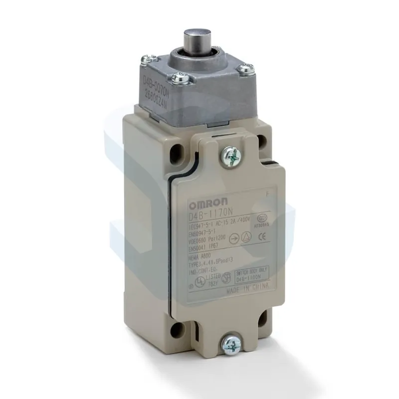 Expediere rapidă Limitator metalic cu tachet cu bolt Ø9,2mm, 1NO+1NC