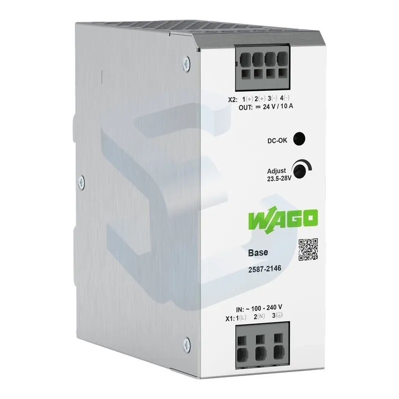 Retur ușor Sursa de alimentare in comutatie Wago Base Line, monofazata, 230 V AC / 24 V DC, 10 A