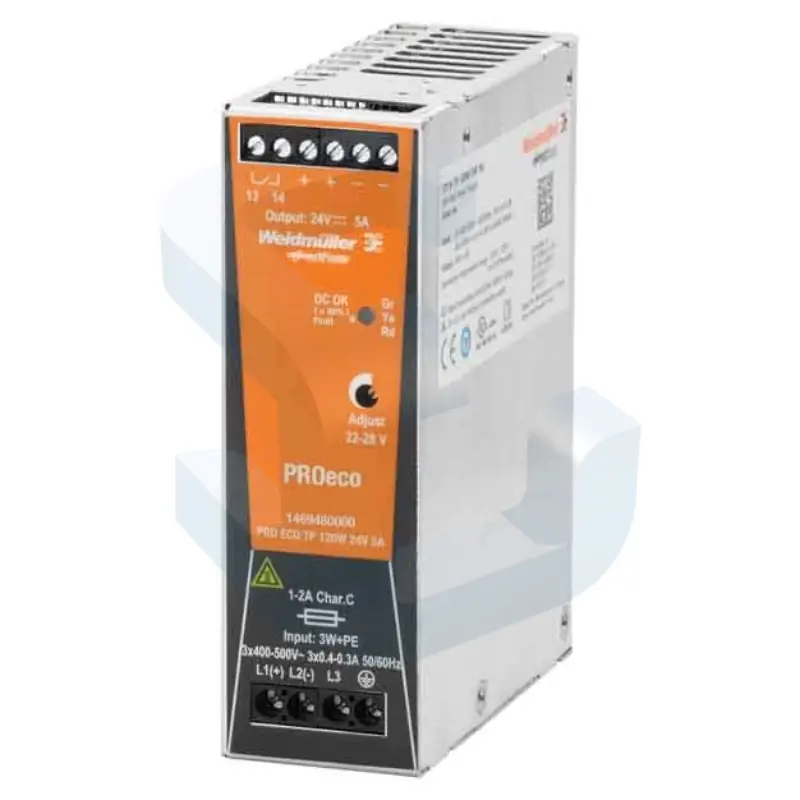 Cumpără acum Sursa de tensiune Weidmuller Pro Eco, monofazata, 230 V AC / 24 V DC, 5 A