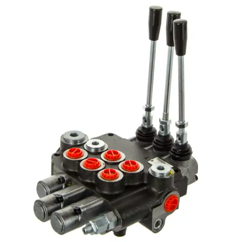 Distribuitor hidraulic 3 secțiuni 80 l/min 2x flotantă 1x simplu efect PPJ Badestnost Cumpărături sigure