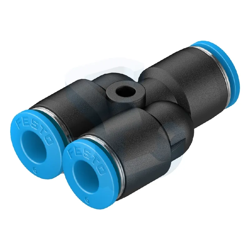 Conector rapid, tip Y, pentru furtun Ø 6 mm Retur ușor