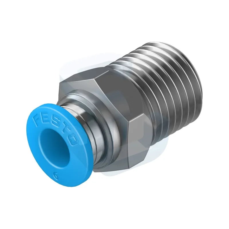 Conector rapid, drept, pentru furtun Ø 6 mm, filet exterior R1/4 Chilipir