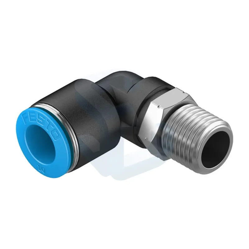 Transport gratuit Conector rapid, tip L, pentru furtun Ø 10 mm, filet exterior R1/4