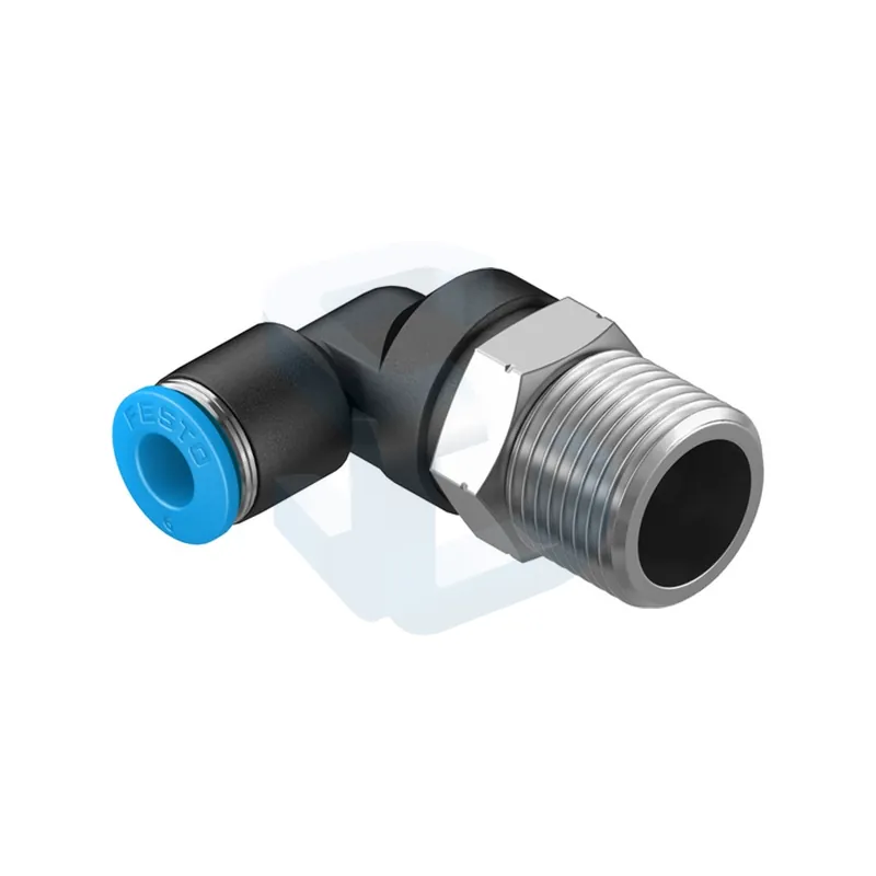 Conector rapid, tip L, pentru furtun Ø 6 mm, filet exterior R3/8 Mai ieftin