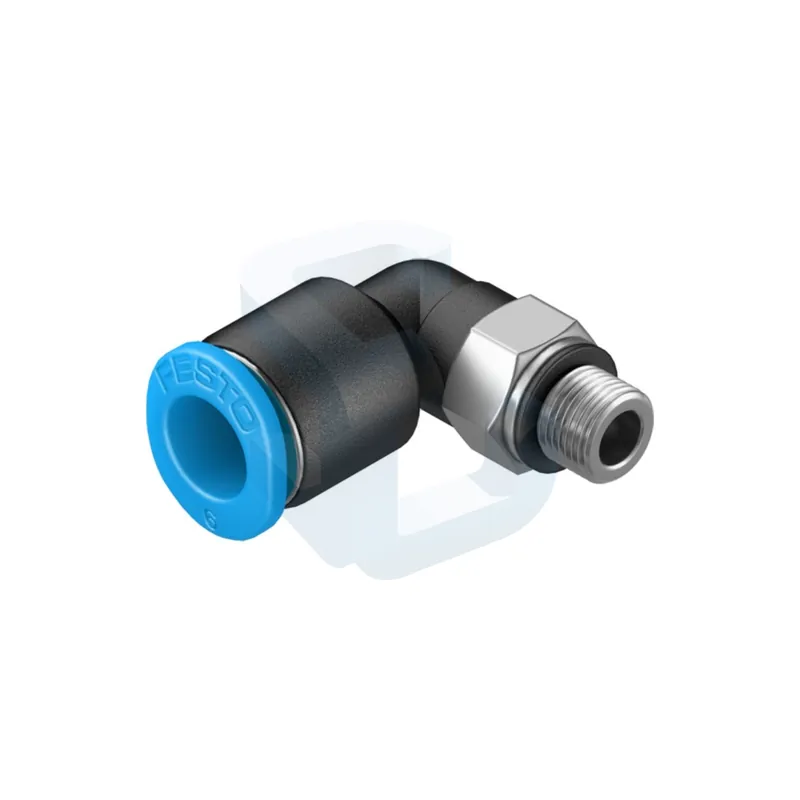 Ofertă limitată Conector rapid, tip L, pentru furtun Ø 6 mm, filet exterior M5