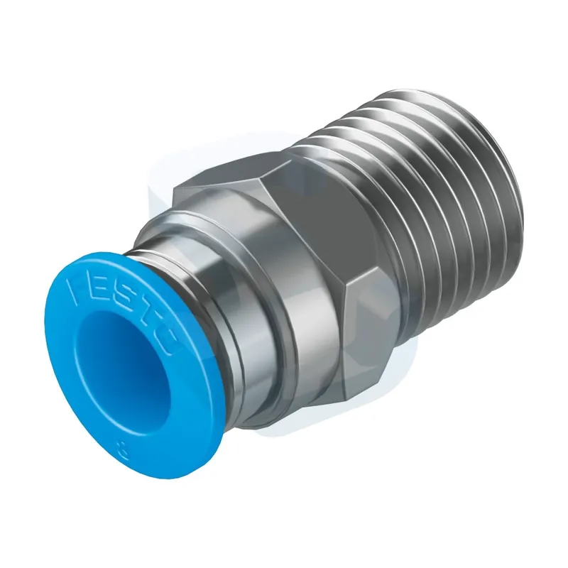 Cumpărături sigure Conector rapid, drept, pentru furtun Ø 8 mm, filet exterior R1/4