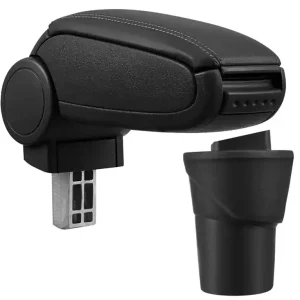 Cotieră Nissan MICRA K13, negru, piele ecologică Preț promoțional