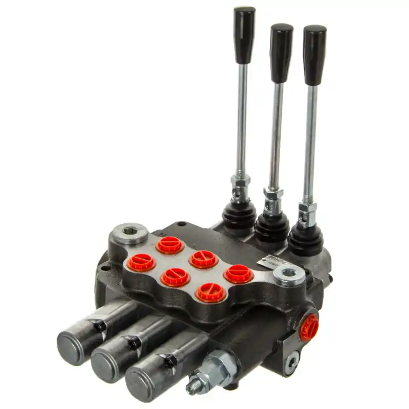 Distribuitor hidraulic 3 secțiuni 80 l/min 3 secțiuni flotante (PPP) Badestnost Chilipir