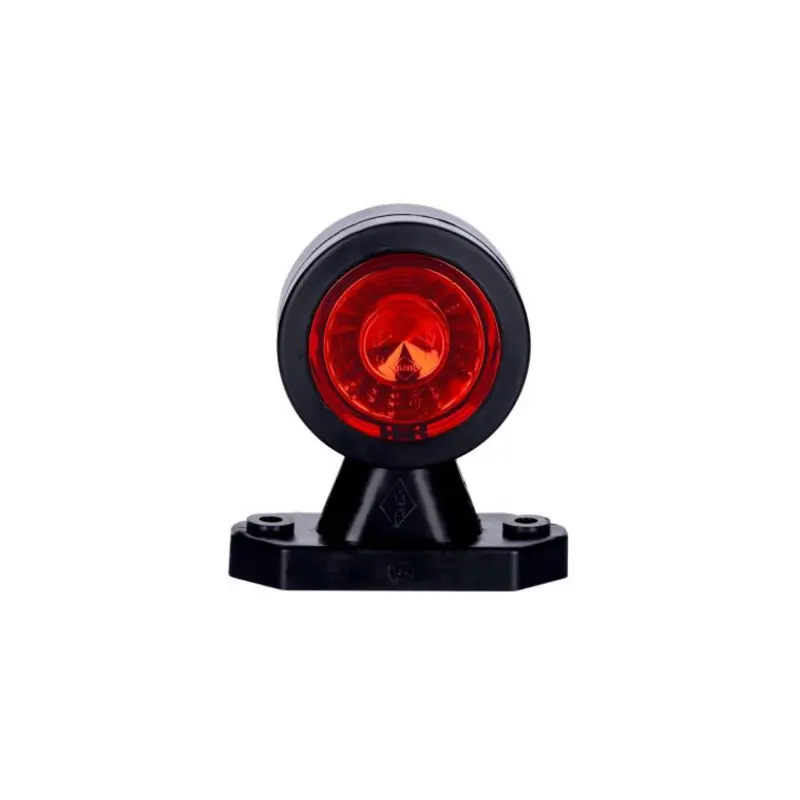 Comandă acum Lampă gabarit 3 Led 12v24v Alb-Roșu Pe un braț scurt Horpol