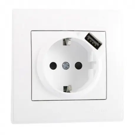 Preț redus PRIZA SCHUKO LESYA CU USB 705-0202-181