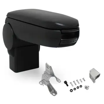 Chilipir Cotieră VW BORA - adaptor metalic, negru, piele ecologică