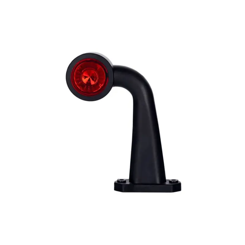 Cumpără acum Lampă gabarit dreapta 2 led 12v 24v alb-rosu pe un brat lung rupt Horpol