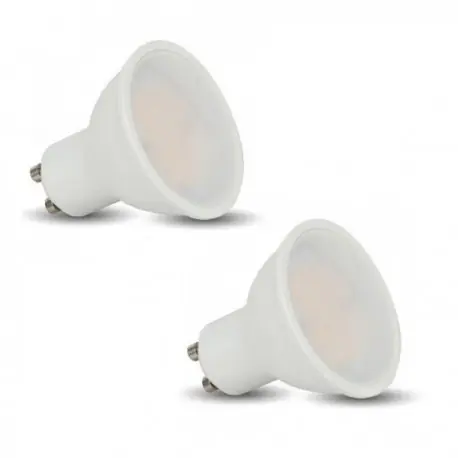 Cumpără acum SET 2 BECURI LED GU10 6W ALB RECE SKU-7305