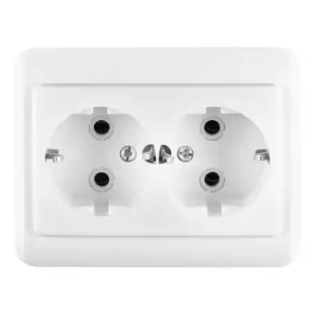 PRIZA DUBLA CERAMICA ST CP RELEE 16 A 15252 Livrare rapidă