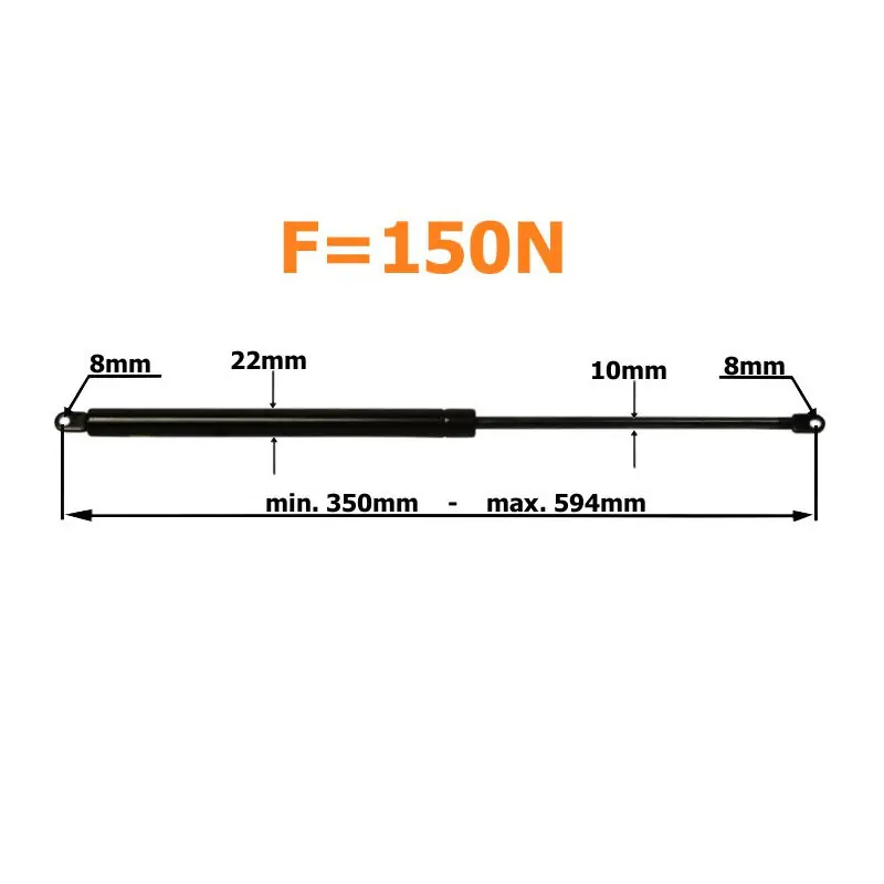 Nu rata Amortizor cu gaz 594mm 150n Mtz Geam spate 21054