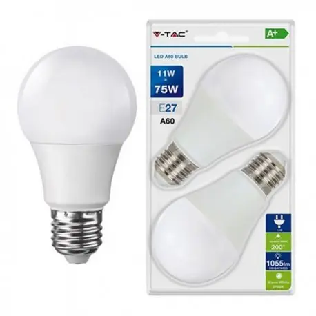 SET 2 BECURI LED A60 E27 11W ALB RECE SKU-7299 Vezi acum