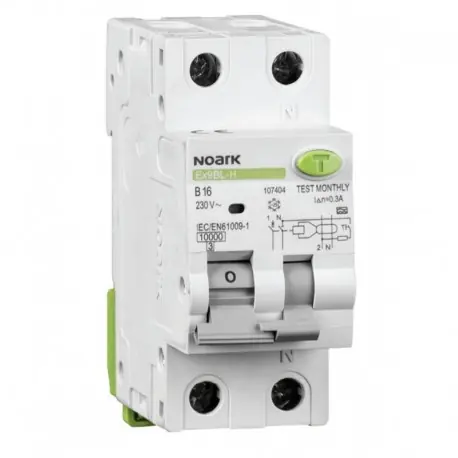 INTRERUPATOR AUTOMAT DIFERENTIAL EX9BL-N DIF 1P N C16A 30MA 107630 Reducere specială