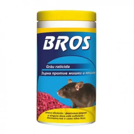 Preferatul clienților BROS CEREALE OTRAVA PENTRU SOARECI 300 G
