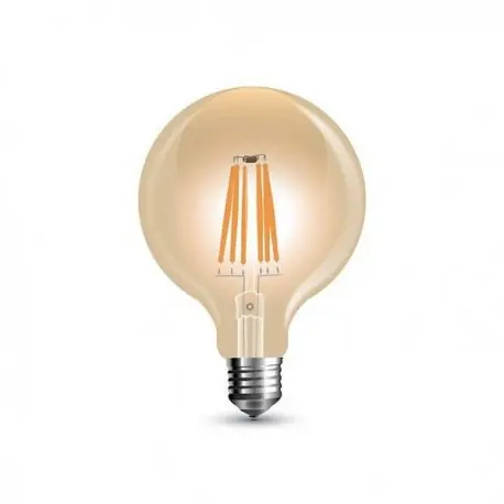 Chilipir BEC LED G125 E27 REG 8WFILAMENT 2200K ALB CALD SKU 7155