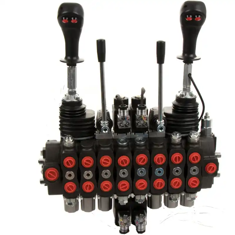 Distribuitor hidraulic 8 secțiuni ZC70 remorcă Popular