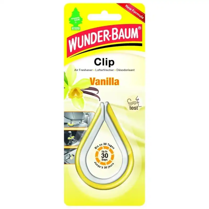 Odorizant Auto Clip Vanilla, Wunder-Baum Oferta Pret - Trada.ro - Trada Marketplace Disponibil imediat