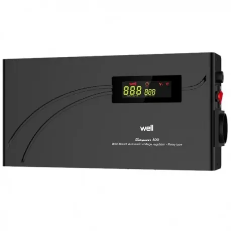 STABILIZATOR AUTOMAT TENSIUNE RELEU SLIM 500 VA 300 W Ofertă