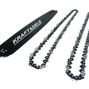 Calitate înaltă Bară de ghidare 16"/40cm + 2 lanțuri KD10152
