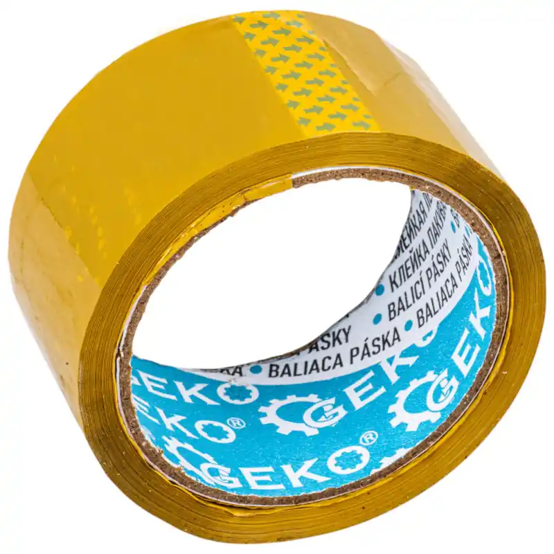 Bandă de ambalare 48x50m maro Geko rezistentă la umiditate Noutate