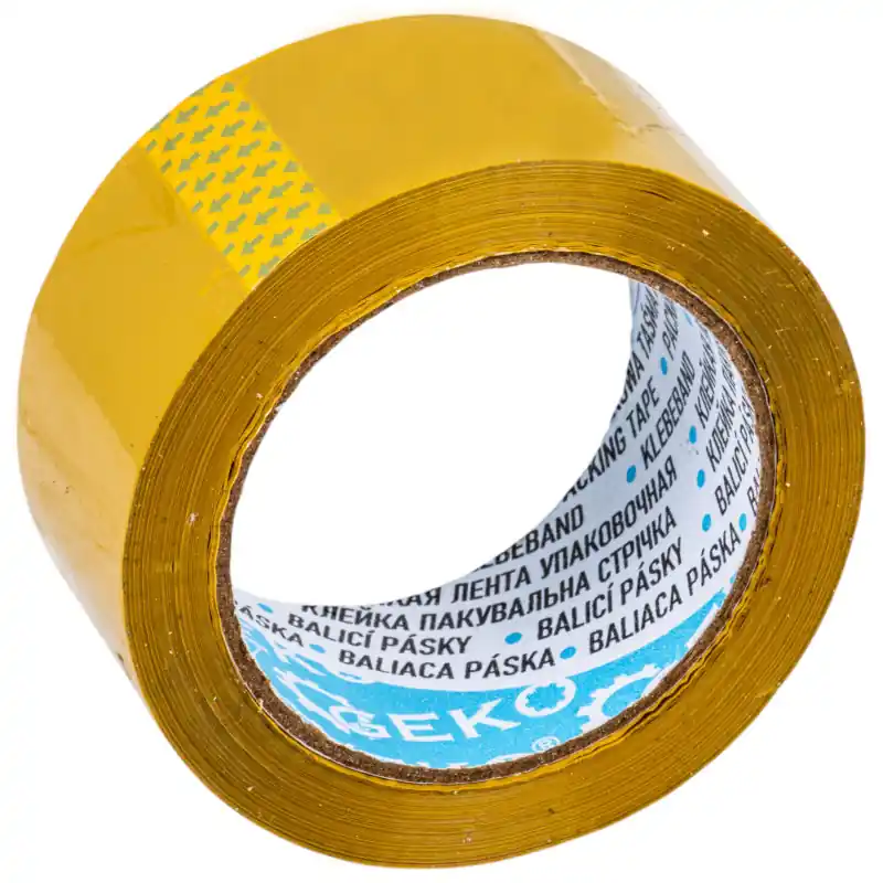 Discount Bandă de ambalare 48x90m maro Geko rezistentă la umiditate