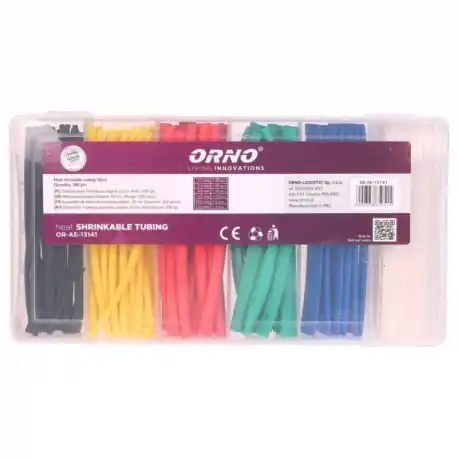 Preț mic SET TUBURI TERMOCONTRACTABILE ORNO OR-AE-13141 MULTICOLOR 1.5 MM - 13 MM