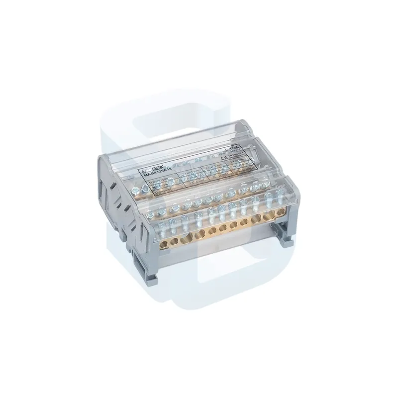 Bloc de dsitributie Morek, 4P, 125 A, 11 gauri, prindere cu surub Plată securizată