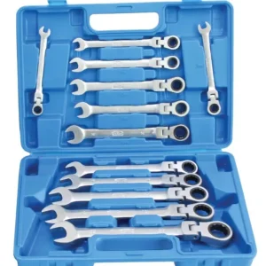 Set de chei combinate cu clichet cu articulație flexibilă 8-22mm 12buc S-12FGW72 Mai ieftin