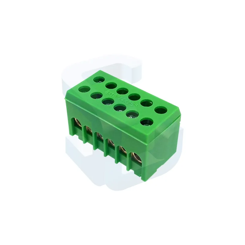 Bara terminala dubla, izolata/impamantare Morek, 12 poli Discount