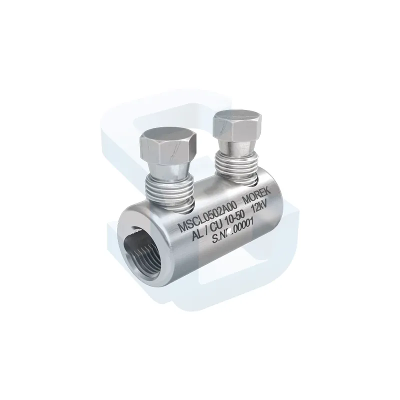 Livrare expres Conector cablu MSCL50 Morek, Al/Cu, 10-50 mm2, 12kV, 2x surub aluminiu