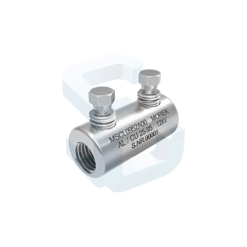 Conector cablu MSCL95 Morek, Al/Cu, 25-95 mm2, 12kV, 2x surub aluminiu Promoție