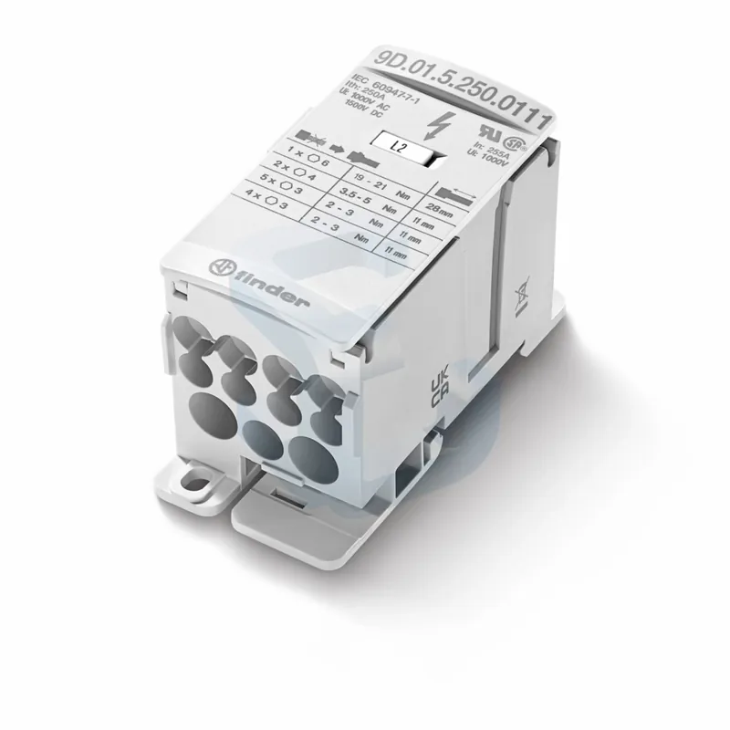 Bloc de distributie, 250 A, 1 intrare, 11 iesiri Discount