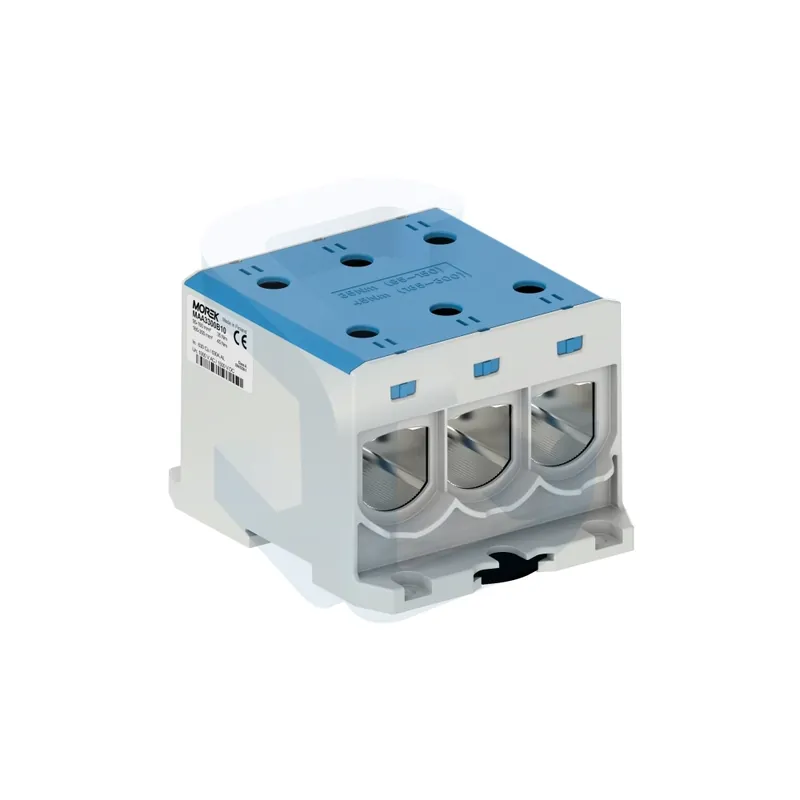 Plată sigură Clema de derivatie OTL300-3 Morek, 3P, 300 mm2, albastra