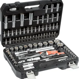 Trusă chei tubulare Yato profesională 1/2”, 1/4”, 94buc, YT-12681 Cel mai bun preț