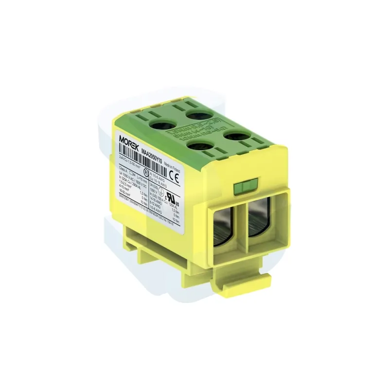 Livrare expres Clema de derivatie OTL50-2 Morek, 2P, 50 mm2, galben-verde