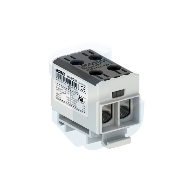 Clema de derivatie OTL50-2 Morek, 2P, 50 mm2, neagra Retur gratuit