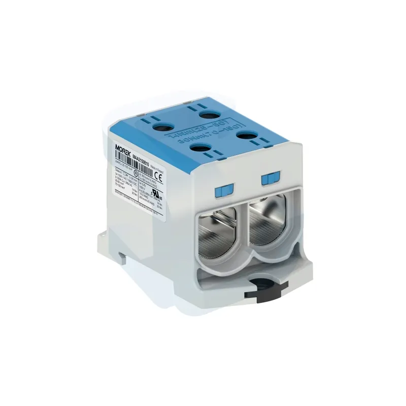 Clema de derivatie OTL150-2 Morek, 2P, 150 mm2, albastra Ofertă specială