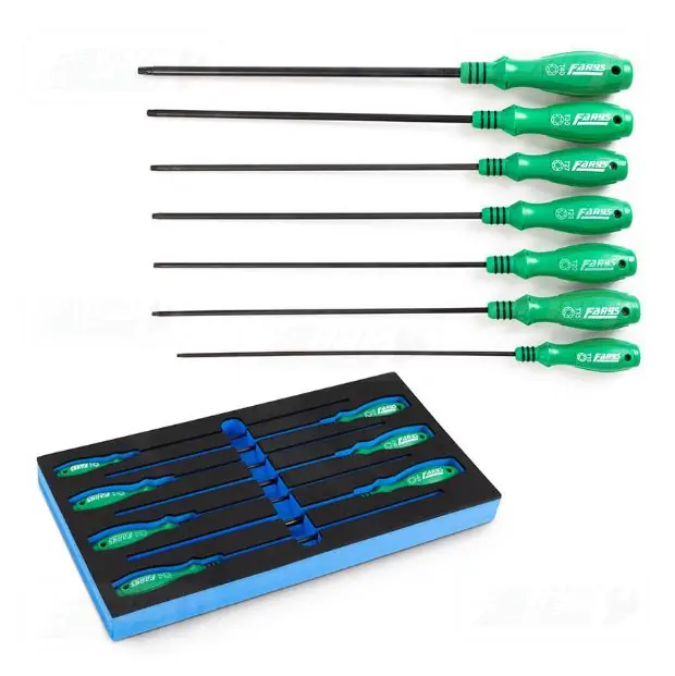 Preț mic Set de șurubelnițe lungi TORX T10-T40 250mm FR1835